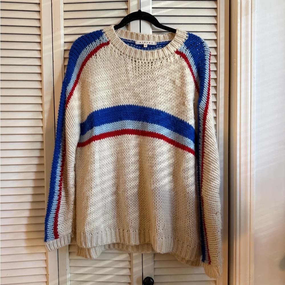 XIRENA Oversized Striped Women's Sweater